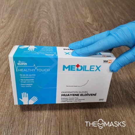 Ръкавици Medilex сини 002