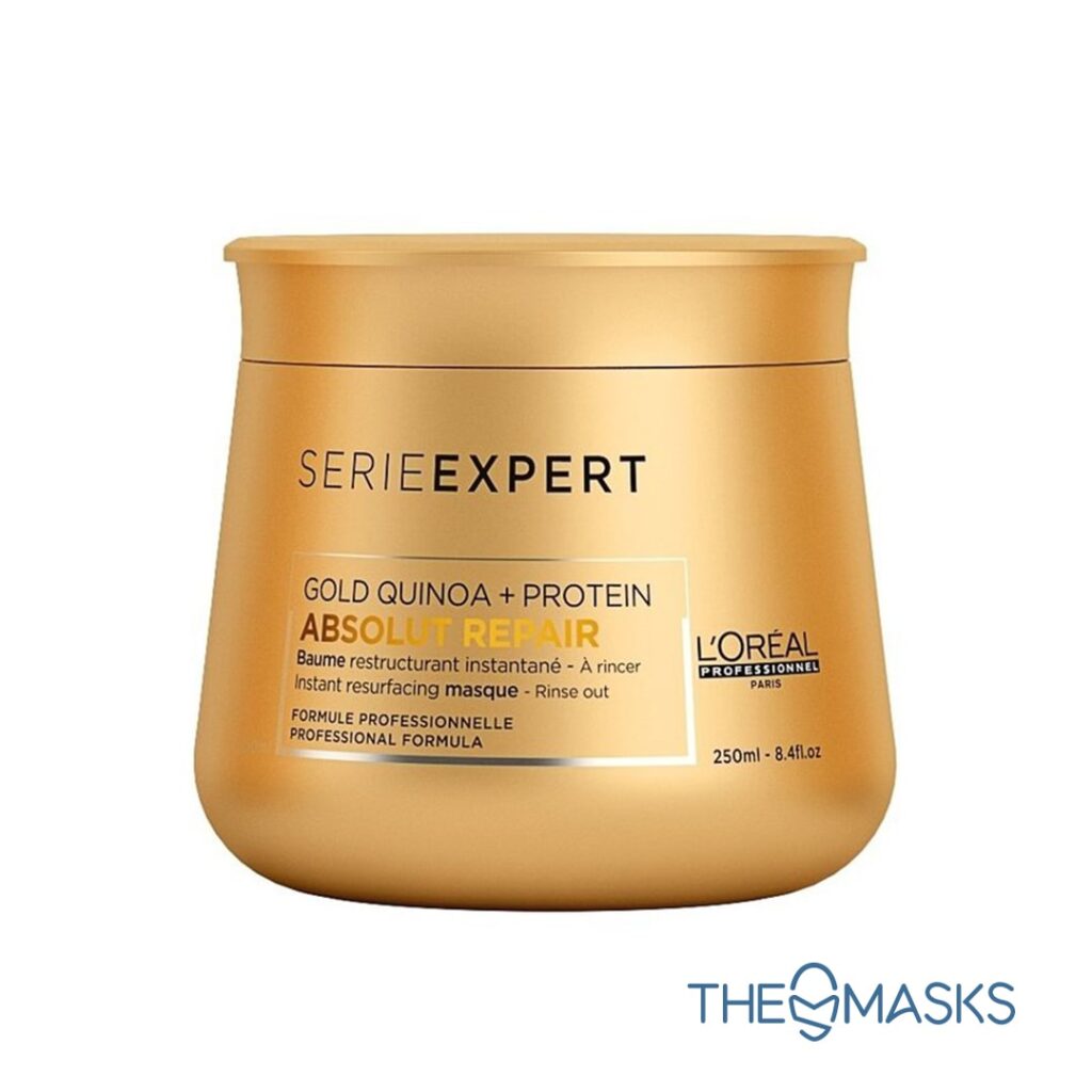 Маска лореаль. Loreal serie Expert Gold Quinoa Protein маска с серой крышкой. Loreal absolute Repair маска Золотая восстанавливающая 500мл БС. Показать в магазине DM маска Золотая лореаль для лица.