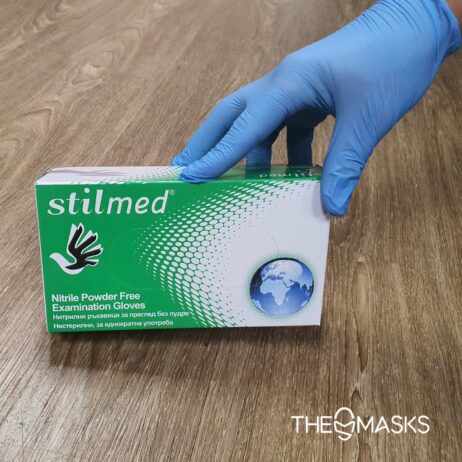 Stilmed - Нитрилни ръкавици за еднократна употреба 100 броя в кутия 001