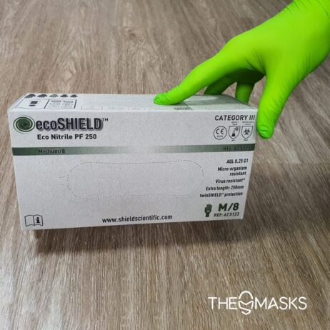 Нитрилни ръкавици ecoSHIELD -150 броя в опаковка - 001