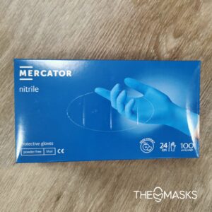 Mercator Nitrile - Нитрилни ръкавици за еднократна употреба - сини 001